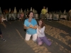 Distesi in spiaggia alla sera