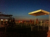 La luna sulla spiaggia