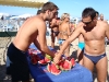 Si serve cocomero in spiaggia