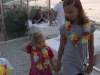 Bambini al tramonto a gabicce mare