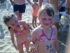 bambini in spiaggia con nutella a gabicce mare