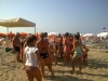 gruppo di famiglie in spiaggia a gabiccemare